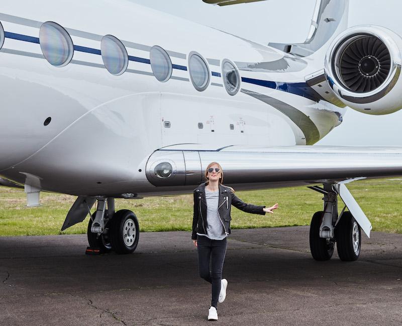 FlyJets CEO Jessica Fisher.